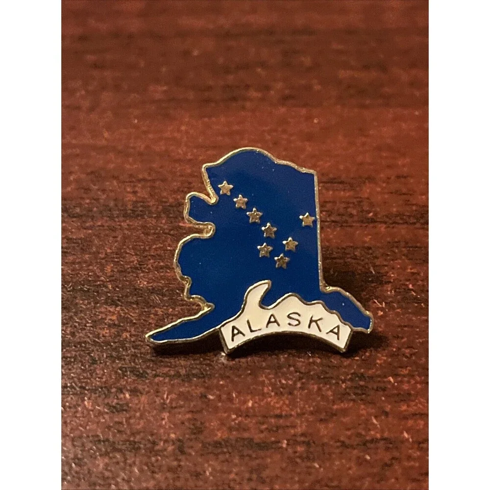 State Of Alaska‎ Lapel Hat Pin